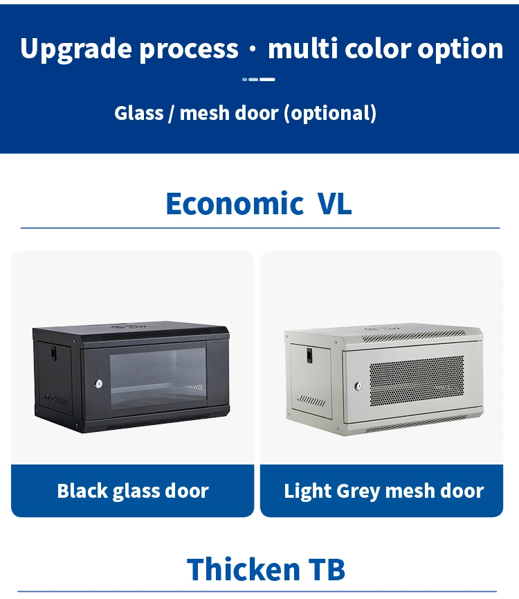 19"Inch SPCC China Manufacturer Wall Mount Server Network Rack Cabinet 4u 6u 9u 12u 15u